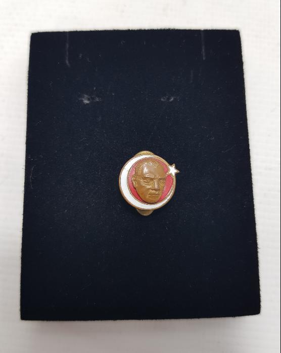 ÇOK NADİR MİNELİ ATATÜRK ROZET