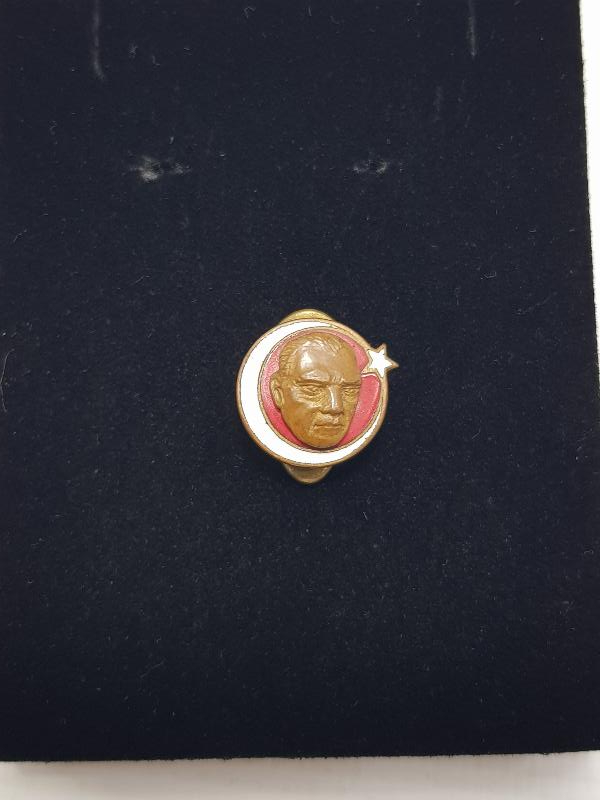 ÇOK NADİR MİNELİ ATATÜRK ROZET