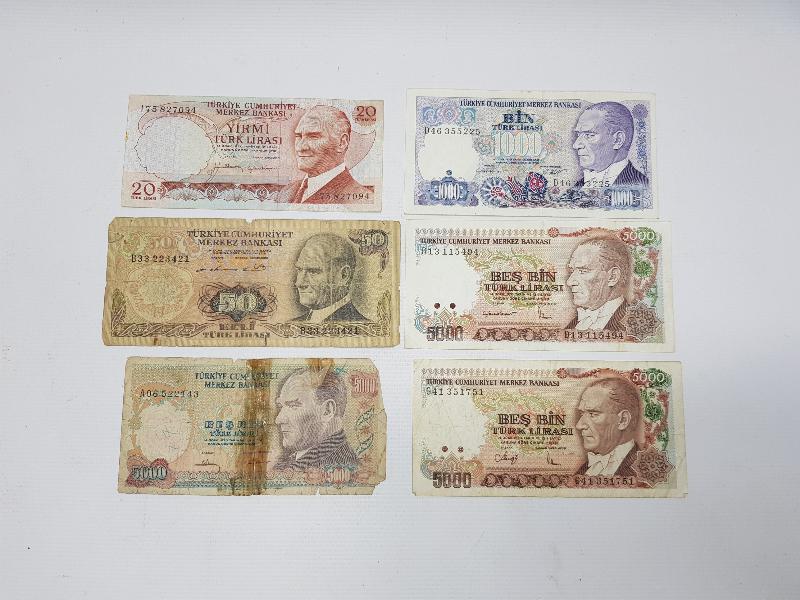 ESKİ KAĞIT PARA LOTU 