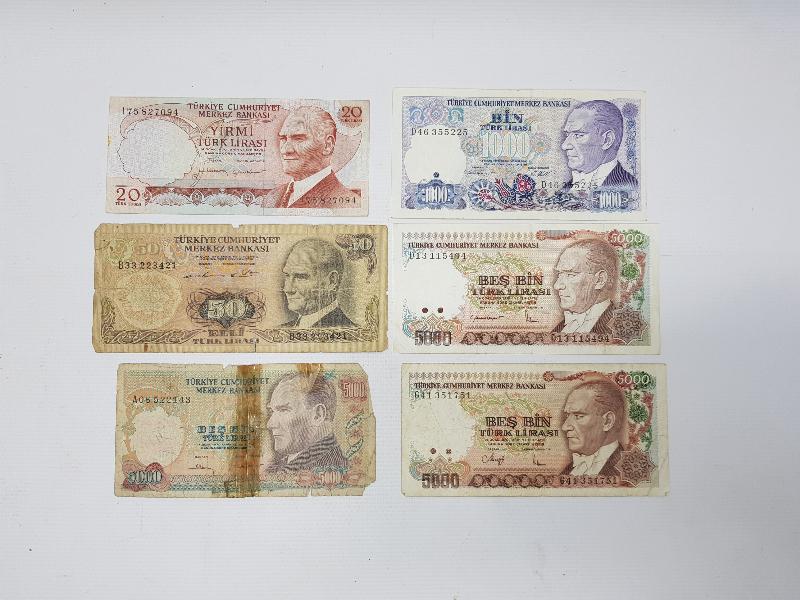 ESKİ KAĞIT PARA LOTU 