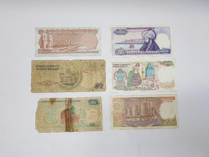 ESKİ KAĞIT PARA LOTU 