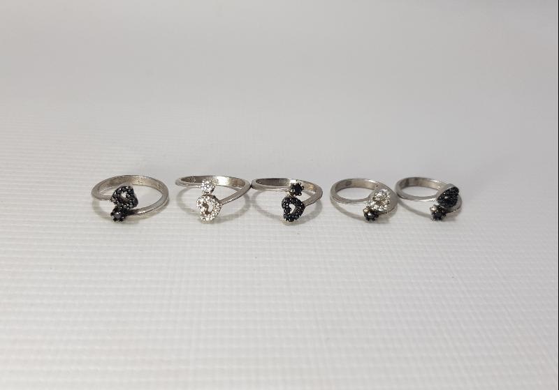 KALP FORMLU 5 ADET GÜMÜŞ YÜZÜK