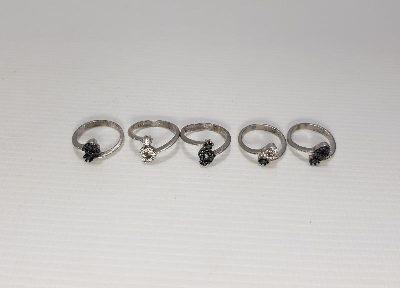 KALP FORMLU 5 ADET GÜMÜŞ YÜZÜK