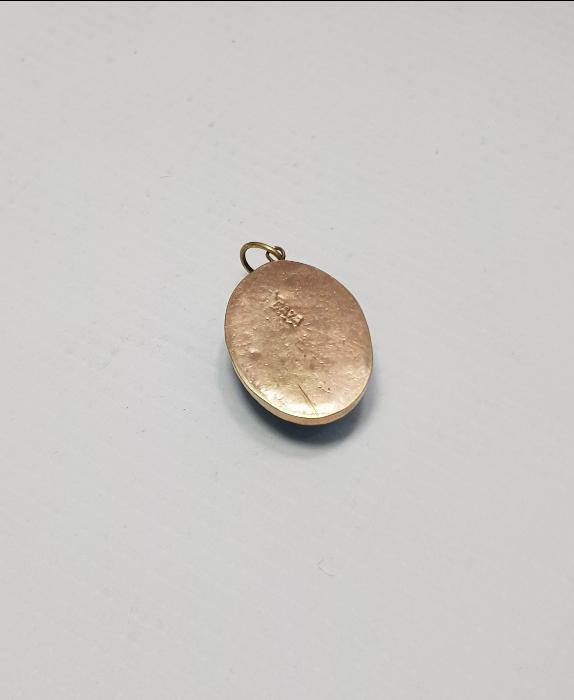 LAPİS TAŞLI ALTIN KOLYE UCU