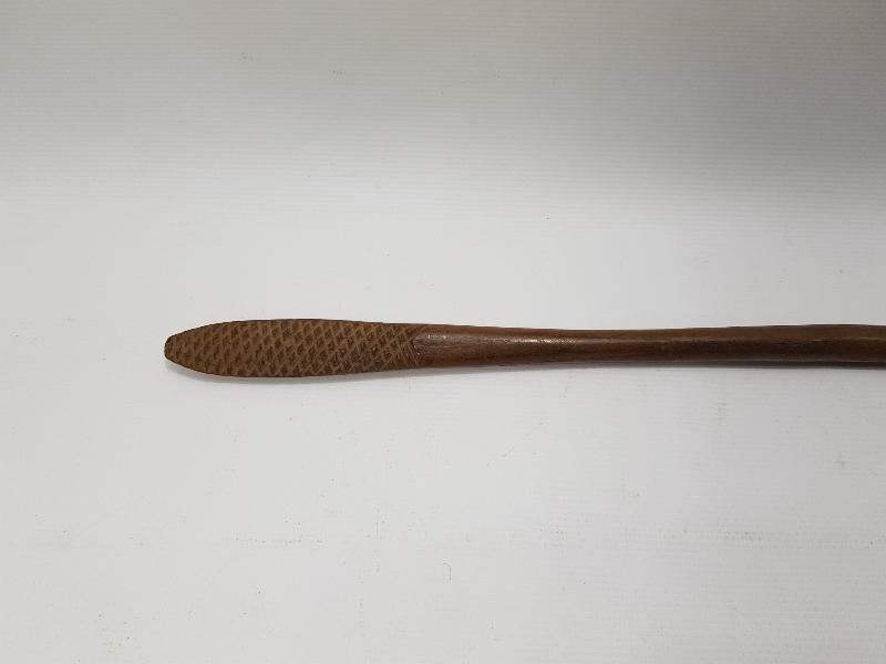 OSMANLI DÖNEMİ AFYON İŞİ AHŞAP SIRT KAŞIMA ÇUBUĞU