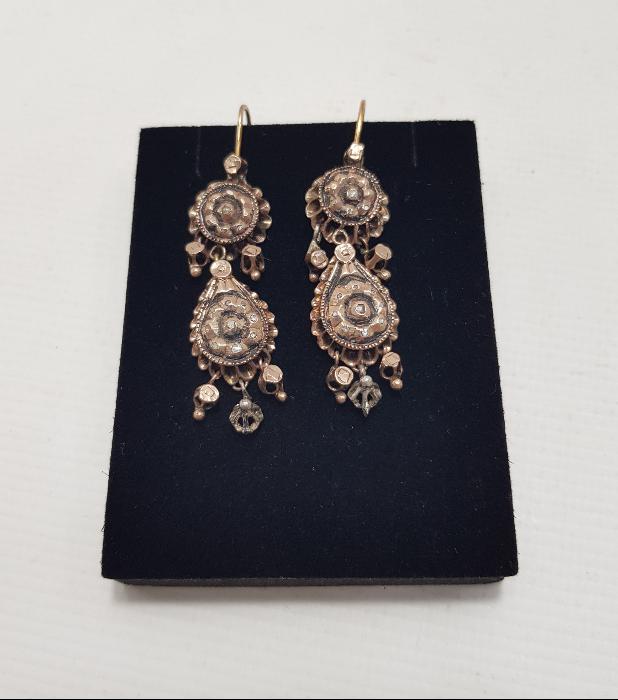 OSMANLI DÖNEMİ ELMAS KÜPE 