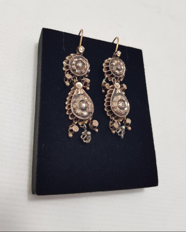 OSMANLI DÖNEMİ ELMAS KÜPE 