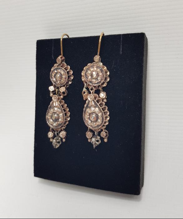 OSMANLI DÖNEMİ ELMAS KÜPE 