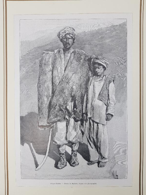 OSMANLI DÖNEMİ GRAVÜR: KÜRT ÇOBAN VE OĞLU