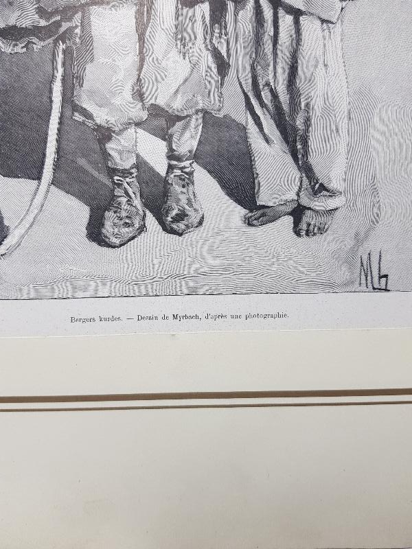 OSMANLI DÖNEMİ GRAVÜR: KÜRT ÇOBAN VE OĞLU