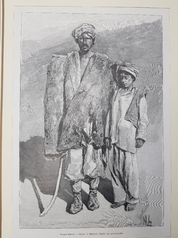 OSMANLI DÖNEMİ GRAVÜR: KÜRT ÇOBAN VE OĞLU