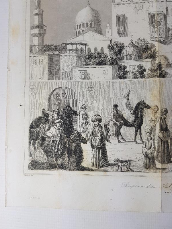 OSMANLI DÖNEMİ GRAVÜR: VENEDİK BÜYÜKELÇİSİNİN SARAYA KABULÜ