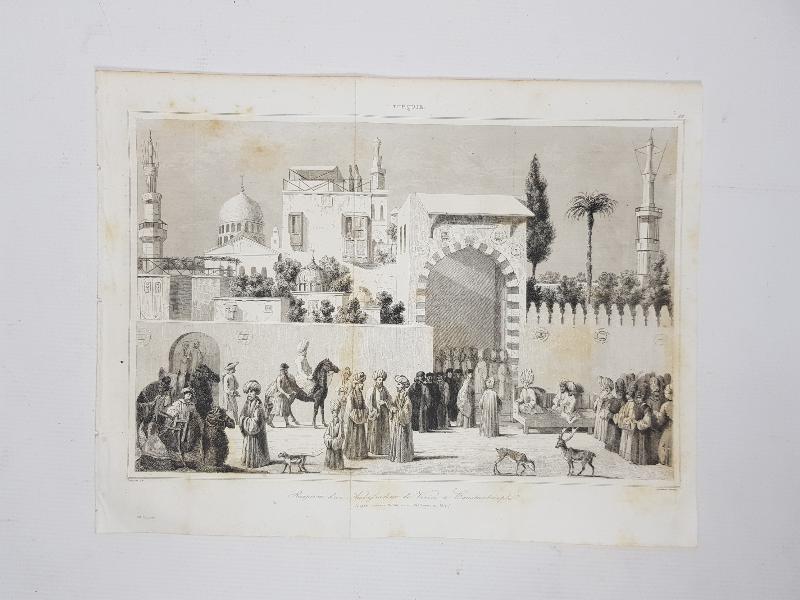 OSMANLI DÖNEMİ GRAVÜR: VENEDİK BÜYÜKELÇİSİNİN SARAYA KABULÜ