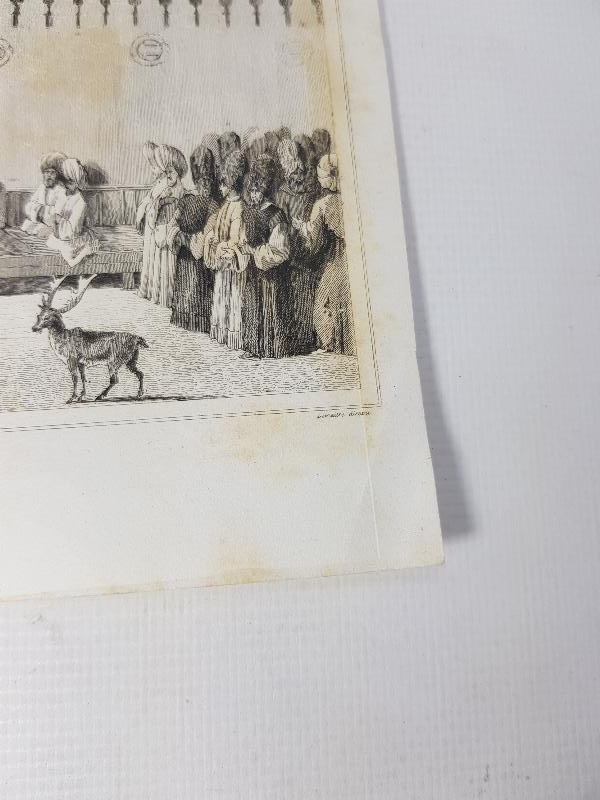 OSMANLI DÖNEMİ GRAVÜR: VENEDİK BÜYÜKELÇİSİNİN SARAYA KABULÜ