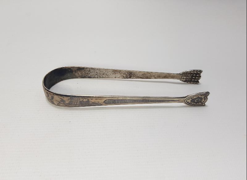 OSMANLI DÖNEMİ SAVATLI GÜMÜŞ ŞEKER MAŞASI