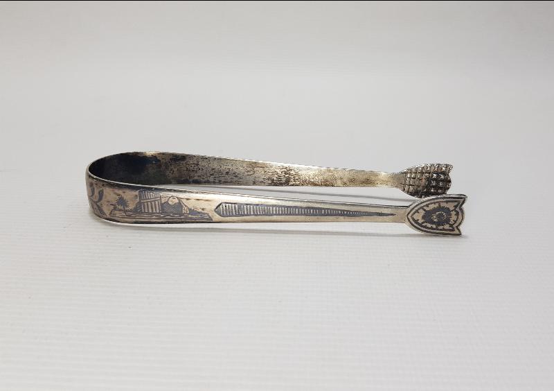 OSMANLI DÖNEMİ SAVATLI GÜMÜŞ ŞEKER MAŞASI