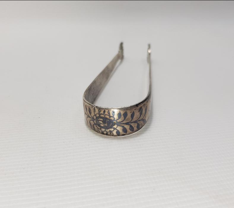 OSMANLI DÖNEMİ SAVATLI GÜMÜŞ ŞEKER MAŞASI