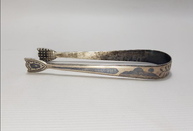 OSMANLI DÖNEMİ SAVATLI GÜMÜŞ ŞEKER MAŞASI