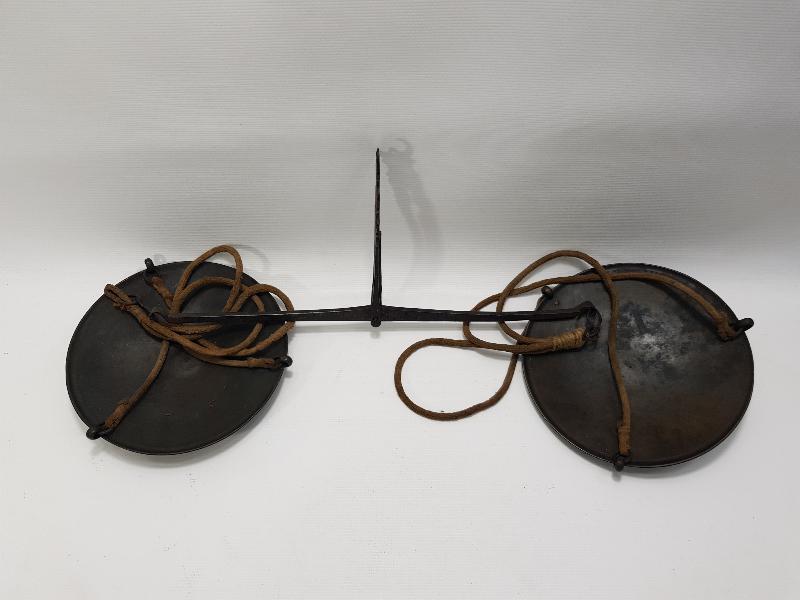 OSMANLI DÖNEMİ  SÜLEYMANİYE İŞİ NADİR BRONZ TERAZİ 