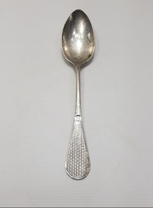 OSMANLI DÖNEMİ TUĞRALI VE SAH DAMGALI GÜMÜŞ KAŞIK 