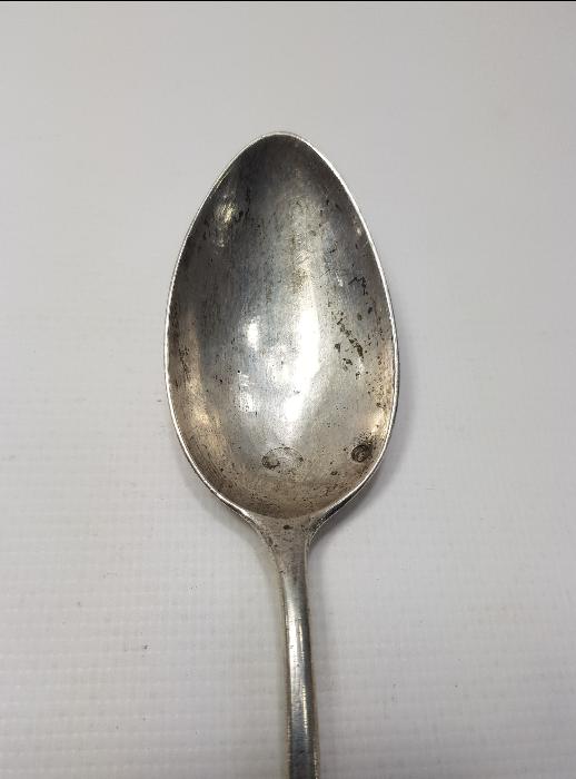 OSMANLI DÖNEMİ TUĞRALI VE SAH DAMGALI GÜMÜŞ KAŞIK 