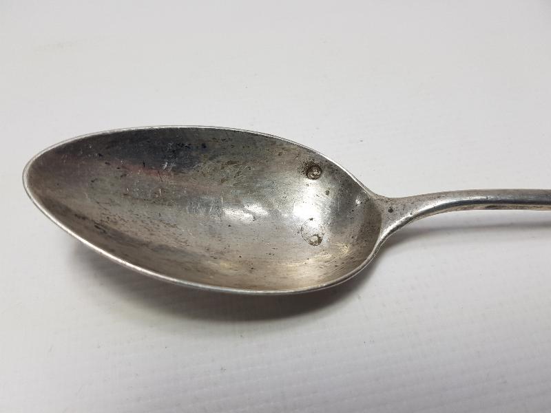 OSMANLI DÖNEMİ TUĞRALI VE SAH DAMGALI GÜMÜŞ KAŞIK 