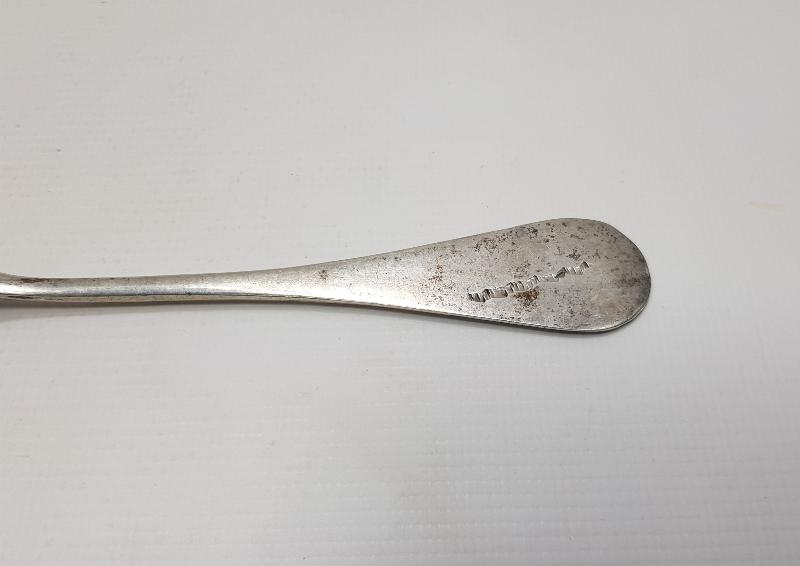 OSMANLI DÖNEMİ TUĞRALI VE SAH DAMGALI GÜMÜŞ KAŞIK 