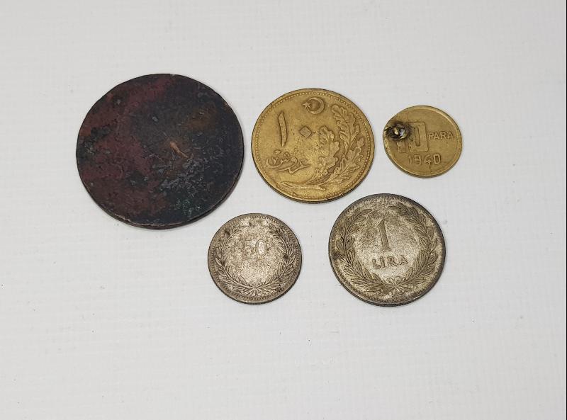 OSMANLI VE T.C. DÖNEMİ 5 ADET PARA