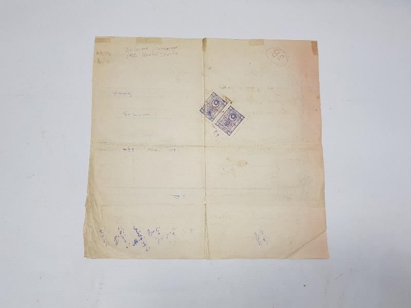 OSMANLICA EVLİLİK İZİNNAMESİ 