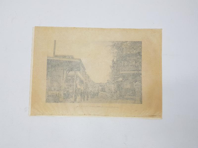 OSMANLICA GRAVÜR: BURSA MECİDİYE CADDESİ 