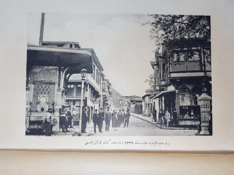 OSMANLICA GRAVÜR: BURSA MECİDİYE CADDESİ 