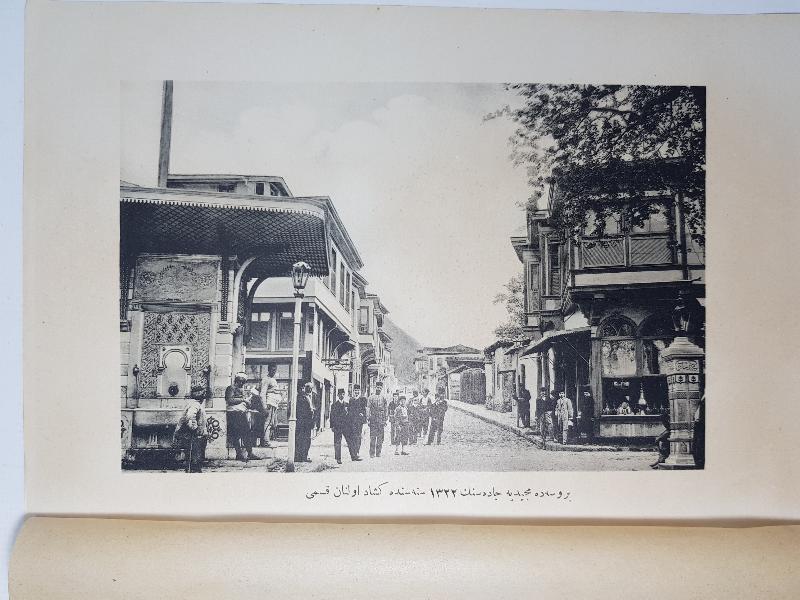 OSMANLICA GRAVÜR: BURSA MECİDİYE CADDESİ 