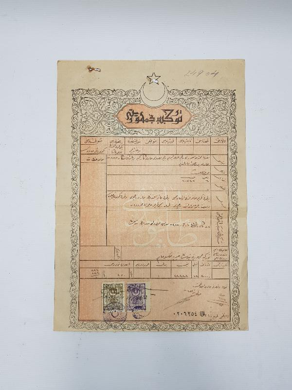 OSMANLICA TAPU SENEDİ 