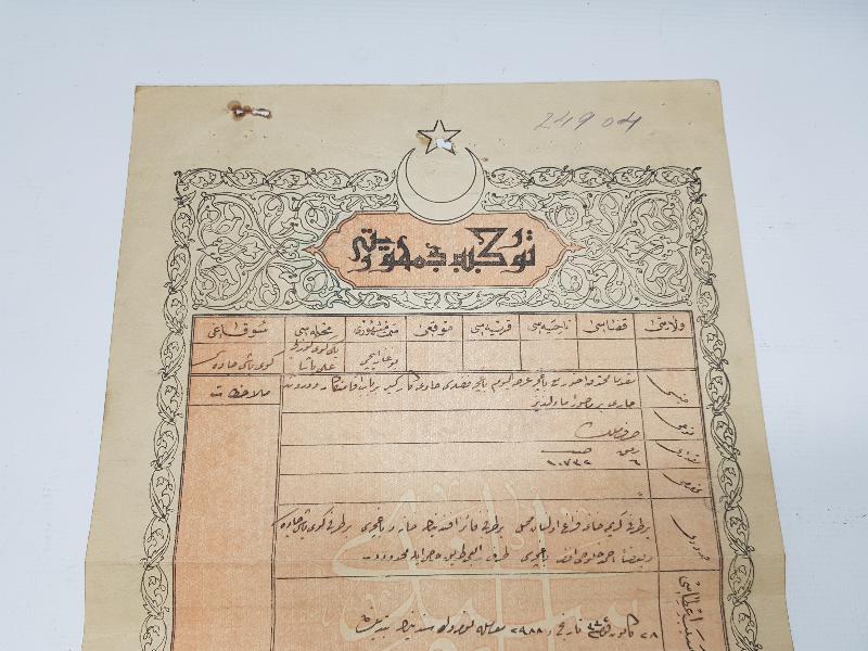 OSMANLICA TAPU SENEDİ 