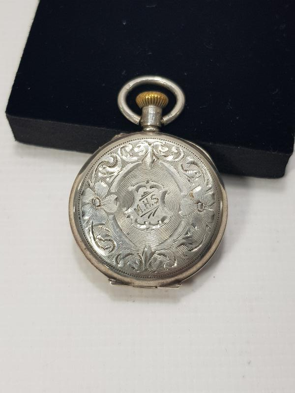 SERKISOF CONSTANTINOPLE OSMANLI GÜMÜŞ CEP SAATİ 