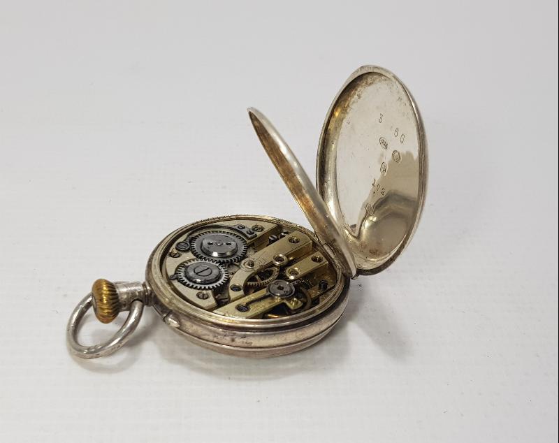 SERKISOF CONSTANTINOPLE OSMANLI GÜMÜŞ CEP SAATİ 