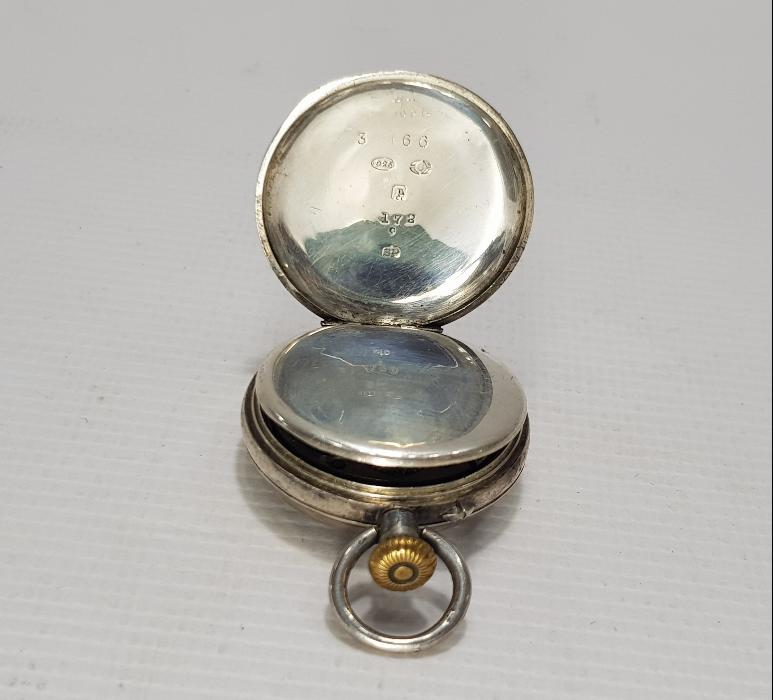 SERKISOF CONSTANTINOPLE OSMANLI GÜMÜŞ CEP SAATİ 