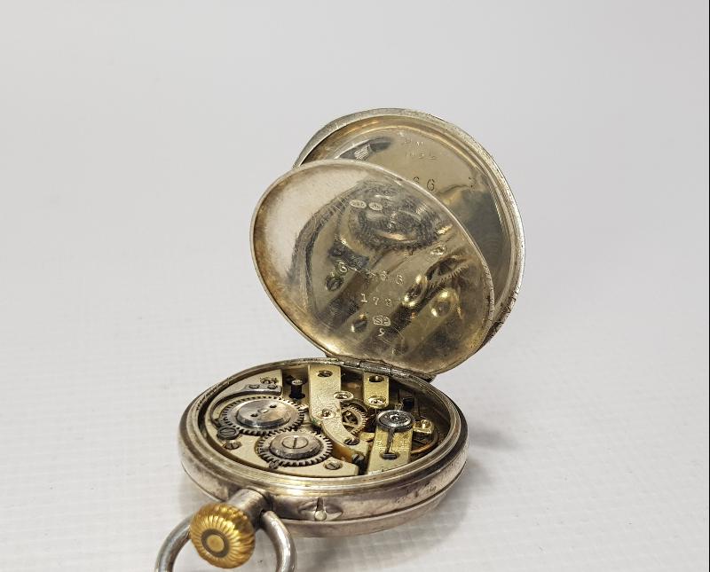 SERKISOF CONSTANTINOPLE OSMANLI GÜMÜŞ CEP SAATİ 