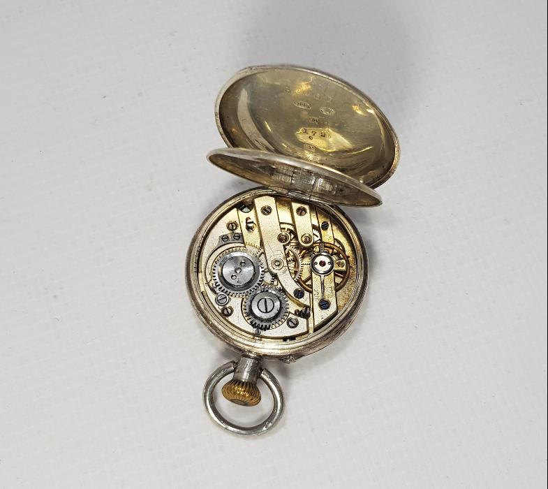 SERKISOF CONSTANTINOPLE OSMANLI GÜMÜŞ CEP SAATİ 