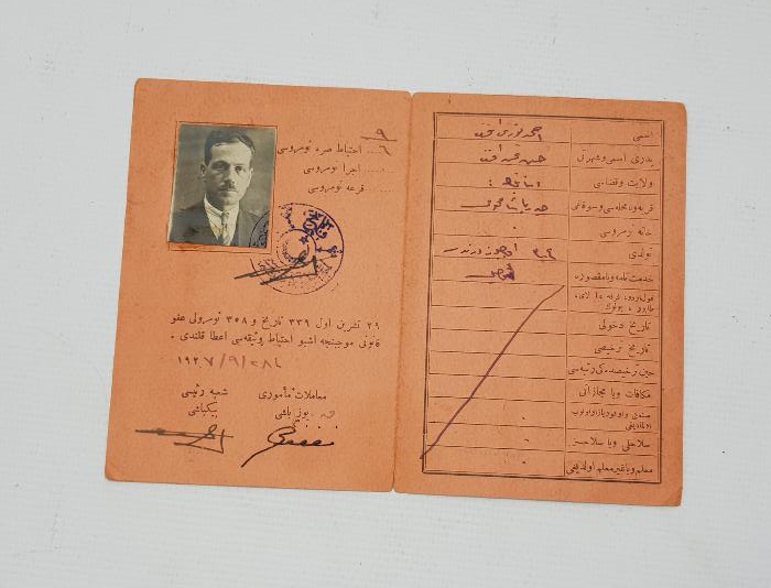 TÜRK HAVA KURUMU OSMANLICA HÜVİYET CÜZDANI