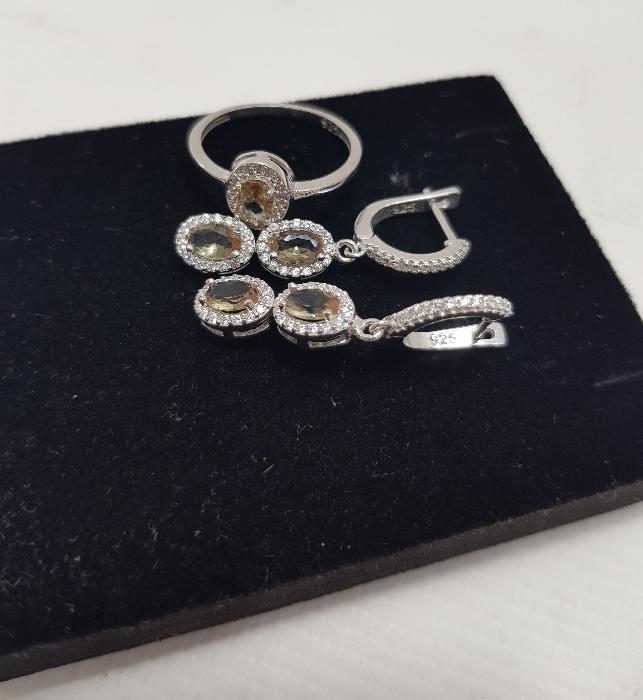 ZULTANİT TAŞLI GÜMÜŞ TAKI SETİ 