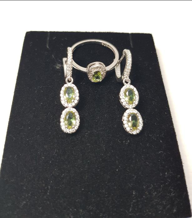 ZULTANİT TAŞLI GÜMÜŞ TAKI SETİ 