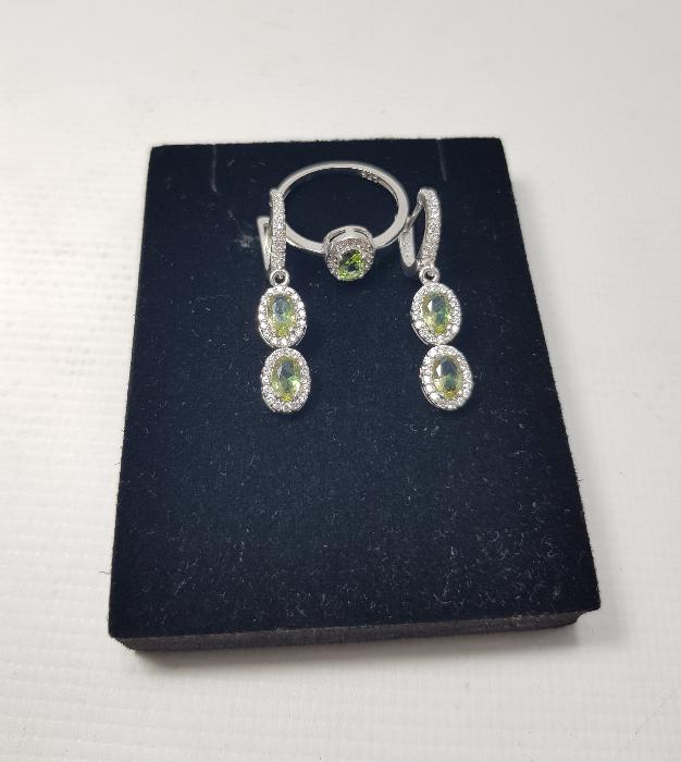 ZULTANİT TAŞLI GÜMÜŞ TAKI SETİ 