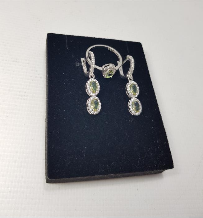 ZULTANİT TAŞLI GÜMÜŞ TAKI SETİ 