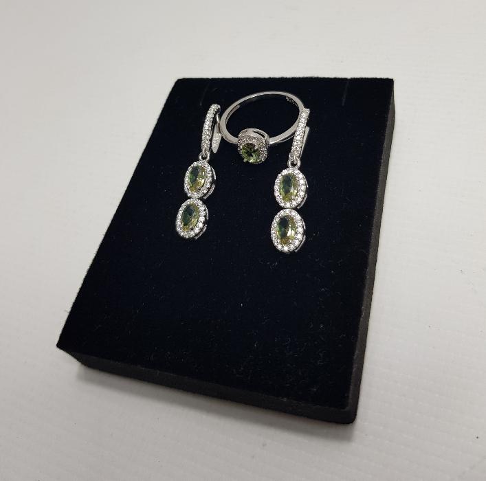 ZULTANİT TAŞLI GÜMÜŞ TAKI SETİ 