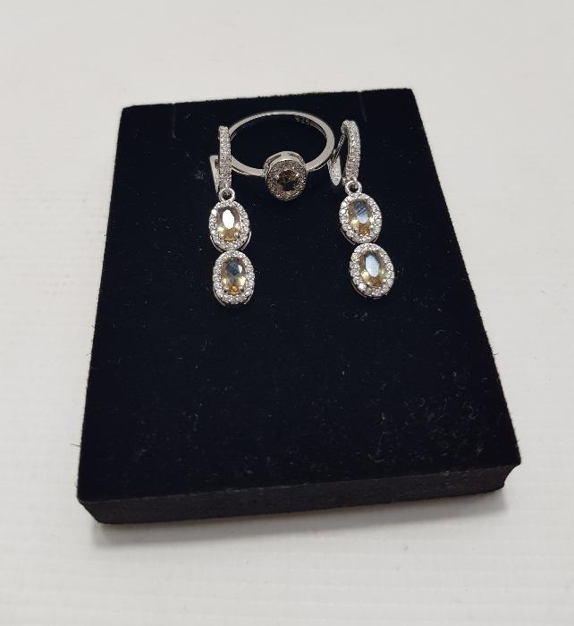 ZULTANİT TAŞLI GÜMÜŞ TAKI SETİ 