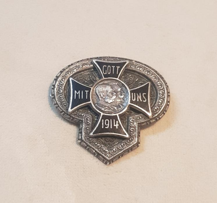 1. DÜNYA SAVAŞI GÜMÜŞ İTTİFAK ROZET 