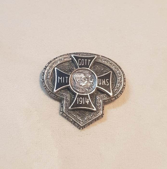 1. DÜNYA SAVAŞI GÜMÜŞ İTTİFAK ROZET 