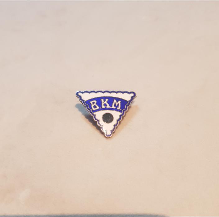 BKM YAZILI MİNELİ GÜMÜŞ ROZET 