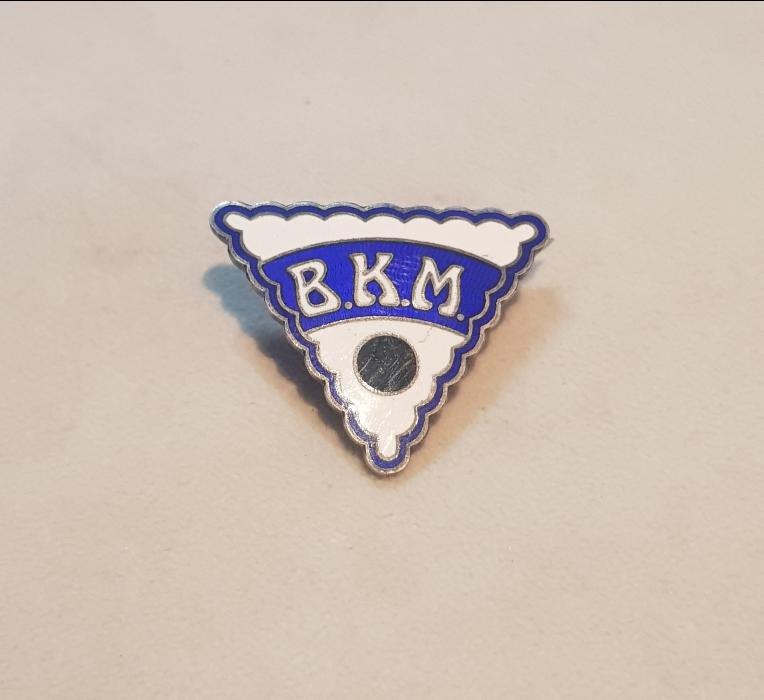 BKM YAZILI MİNELİ GÜMÜŞ ROZET 